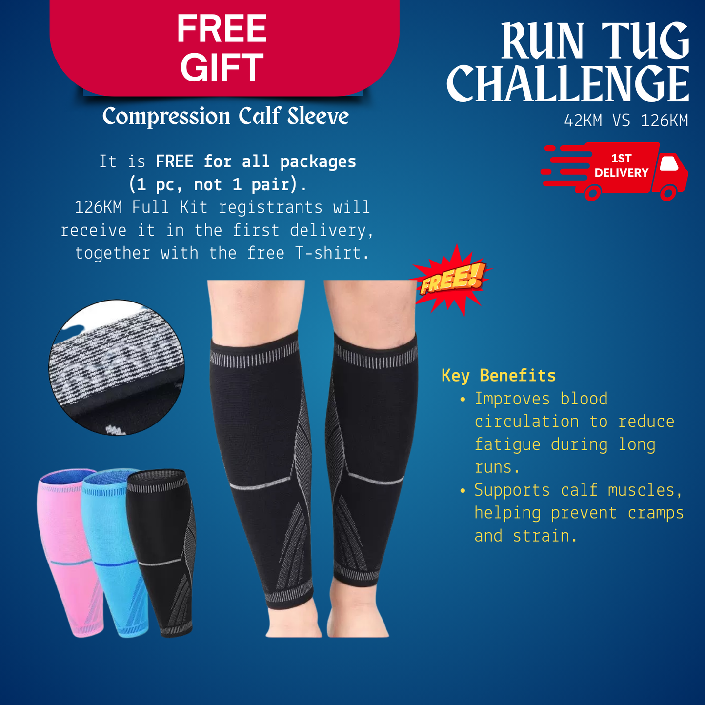 Run Tug Challenge 42KM vs 126KM
