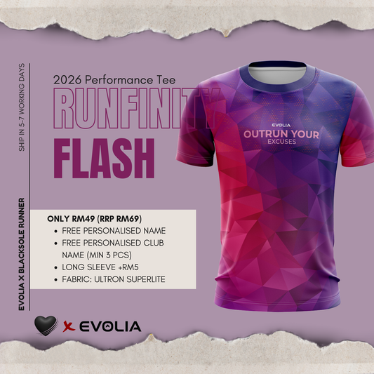 RUNFINITY Series - FLASH Color - Running Tee