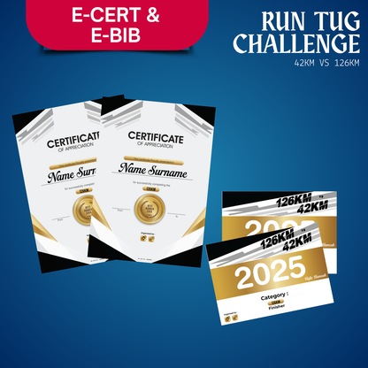 Run Tug Challenge 42KM vs 126KM