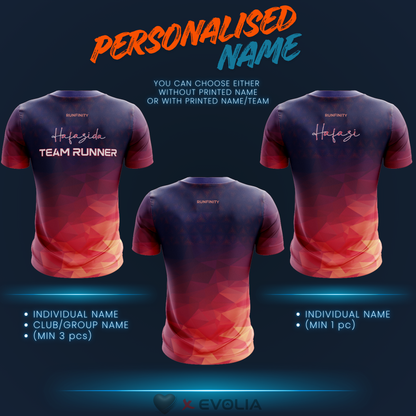 RUNFINITY Series - FLAME Color - Running Tee