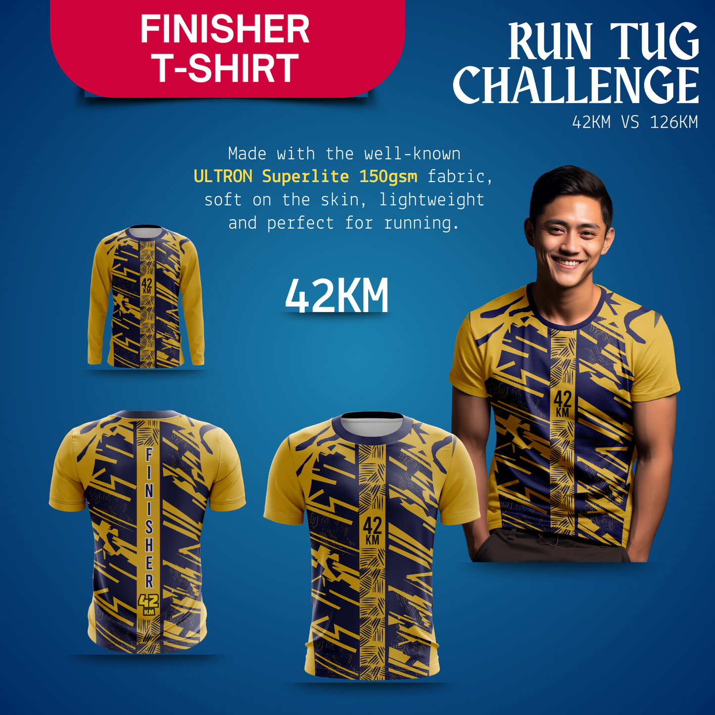 Run Tug Challenge 42KM vs 126KM