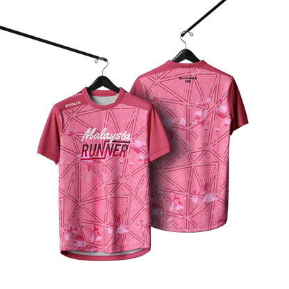 EVOLIA Malaysia Runner Pink Edition - Performance Running Tee