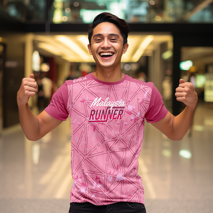 EVOLIA Malaysia Runner Pink Edition - Performance Running Tee