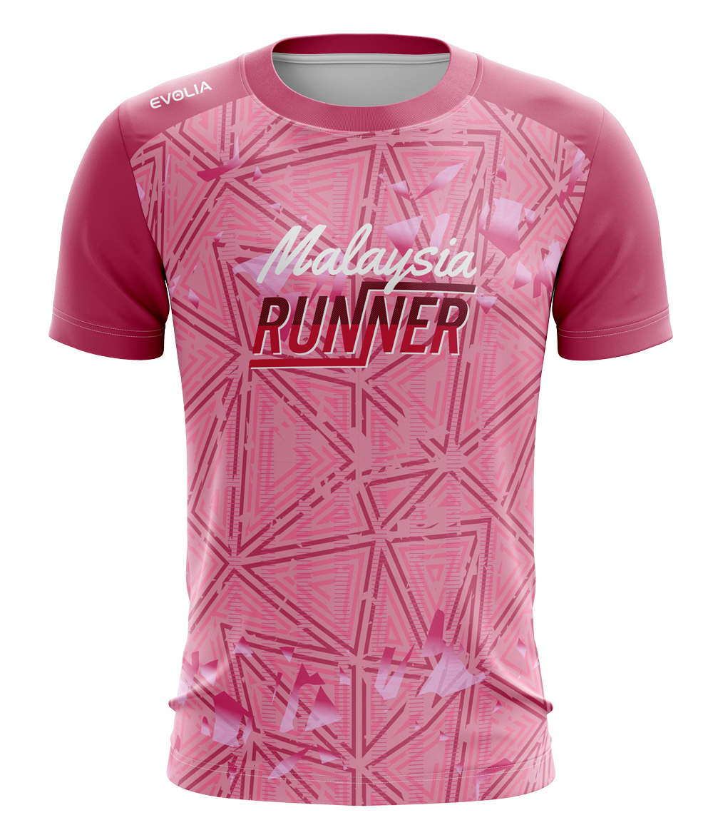 EVOLIA Malaysia Runner Pink Edition - Performance Running Tee