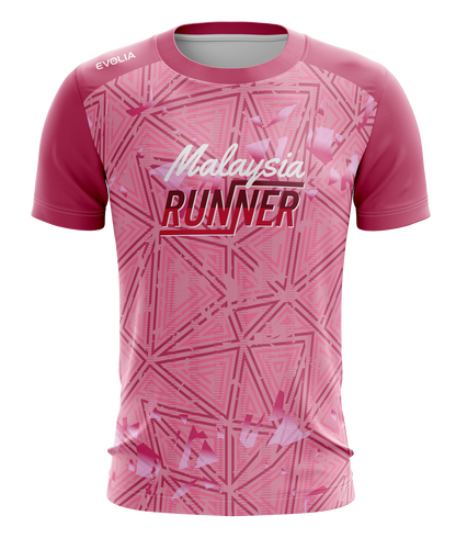 EVOLIA Malaysia Runner Pink Edition - Performance Running Tee